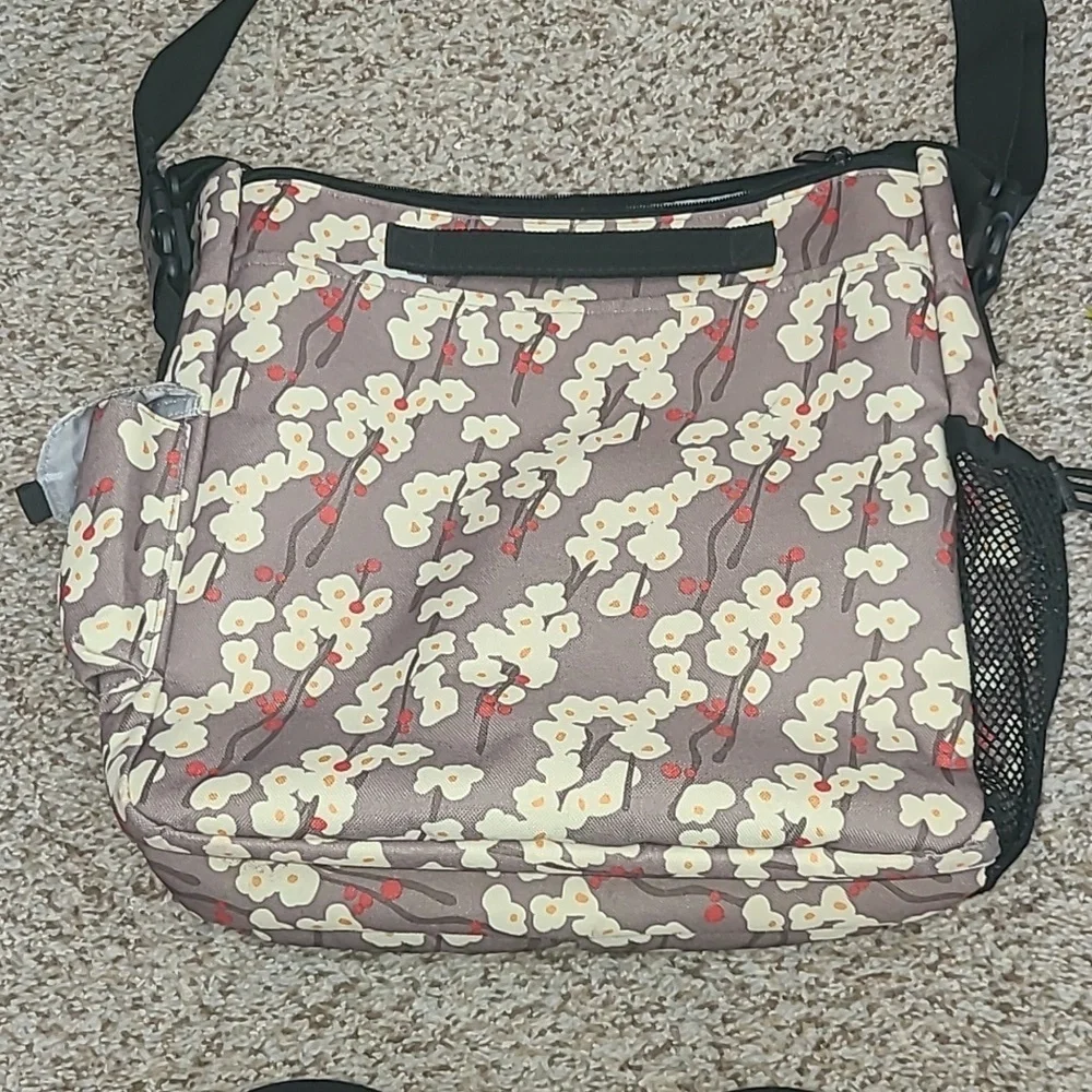 Skip Hop Brown and Cream Bag
